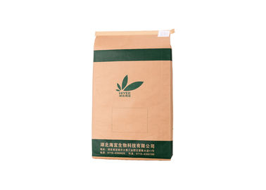 China Seitenkeil-Kraftpapier-Polypropylen-Nahrungsmittelgrad sackt das hochfeste Ladegewicht 25kg ein fournisseur