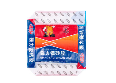 China Siegelplastiktasche für Verpackmaschine, quadratische untere Plastikventil-Tasche fournisseur