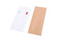 Weißes Kraftpapier-Plastik- Papiertüten Browns verkaufen UV-Faden Priting 17 dick en gros fournisseur