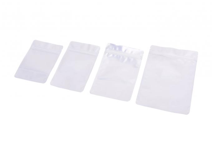 Transparenz-Plastik machte Speicher-BOPP lamellierte Taschen mit gezeichneten der Wasser-Beweis-Aluminiumfolie Reißverschluss zu