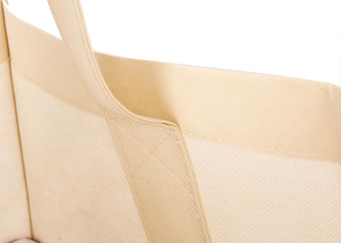 Quadratische untere Weiß-nicht gesponnene Tasche mit freundlichem Hartgewebe-Material Eco