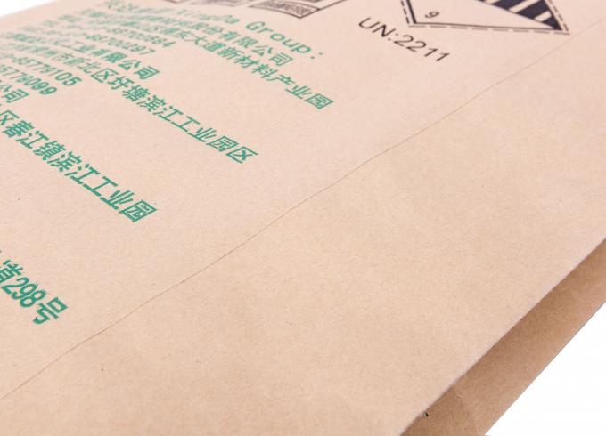 Brown-Kraftpapier BOPP lamellierte Taschen für das Verpacken von Pulverous/von granuliertem Material