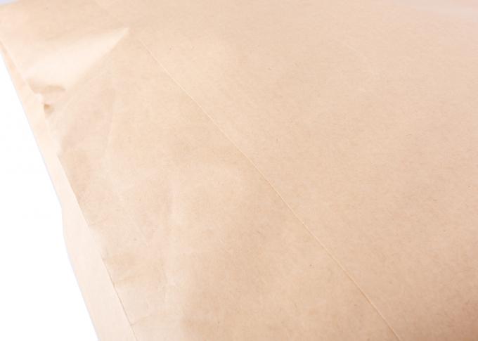 Aufbereitete Papiertüte Browns Kraftpapier Brown, Block-untere Gewohnheit Druck-Kraftpapier-Taschen