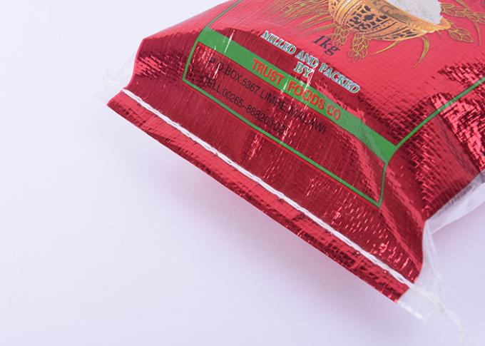 Transparente Keil-Seiten-Aluminiumfolie sackt Tasche mit Farbe Druck-Ladegewicht 1kg ein