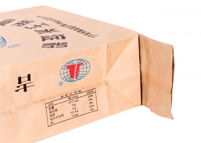 Pp. lamellierte Block-Unterseiten-Ventil Siegeltaschen für Reis-/Chemikalien-/Zufuhr-Verpackung