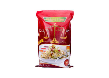 China Wasserdichte pp. gesponnene Korn-Reis-Verpackentaschen mit doppeltem Gravüren-Drucken fournisseur