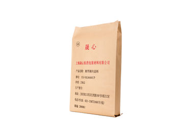China Kraftpapier BOPP lamellierte Taschen mit genähtem/der Block-unterem Lasts-25kg Gewicht fournisseur