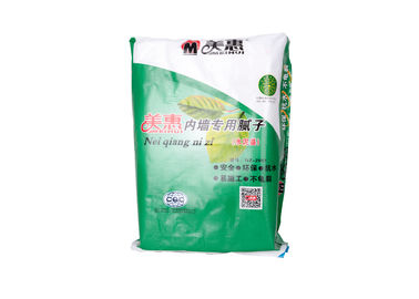 China Feuchtigkeitsbeständigkeits-Plastik gesponnene Ventil Siegeltaschen mit quadratischem unterem Ventil-Hafen fournisseur