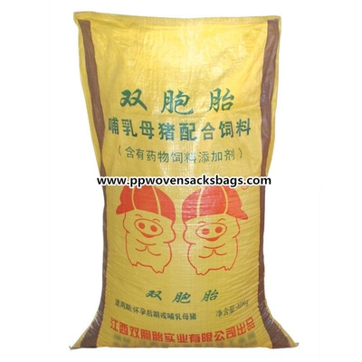 CHINA sackt recyclebares gesponnenes Tierfutter des Polypropylen-40kg Großhandels-Standard IS09001 ein Anbieter