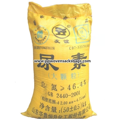 CHINA Gewohnheit gesponnene Polypropylen-Verpackungs-Sack-, Zement-oder Düngemittel-Taschen mit Drucken Anbieter
