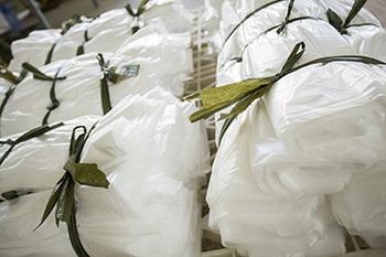 Pp. gesponnene Reis-Verpackentaschen mit dem Griff-Doppelten, das Ladegewicht 10kg druckt