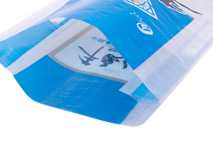Überzogener pp. gesponnener Sack transparenter Reis-Verpackentaschen Bopp für Reis