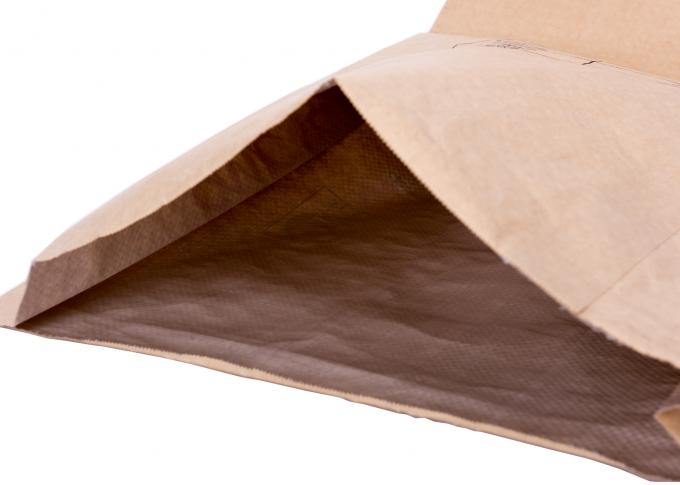 Lamellierte pp. siegeln Plastiktaschen, Feuchtigkeitsbeständigkeits-Kraftpapier-Reißverschluss-Taschen heiß