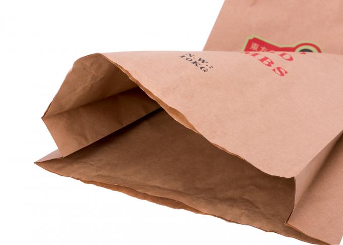 Block-stehen unteres Ventil-Kraftpapier oben Beutel für das Verbunddüngemittel-/chemische Produkt-Verpacken