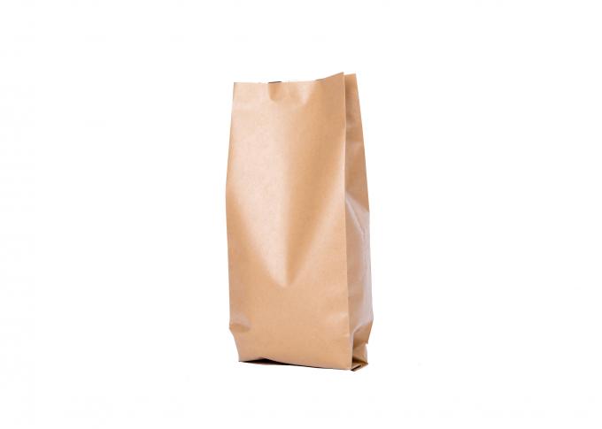 Folie gezeichnete Papiernahrungsmitteltaschen, freundliches Eco bereiten das Aluminium-Taschen-Verpacken der Lebensmittel auf