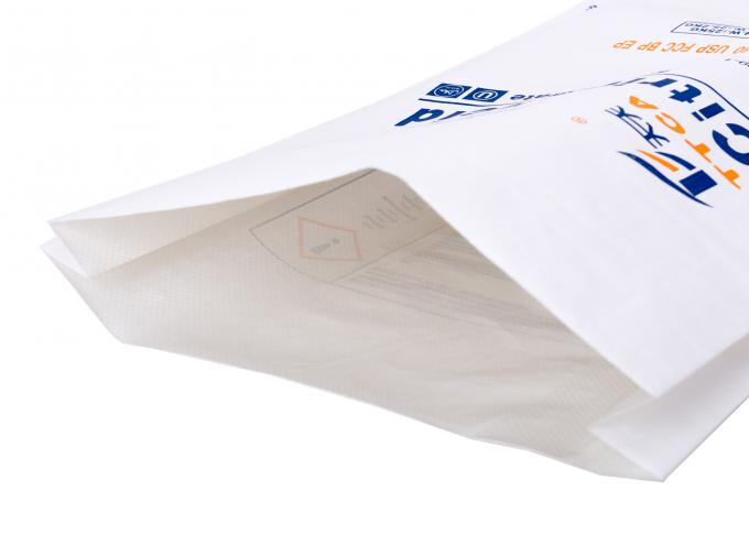 Sondern Sie aus,/Doppeltes genähte Kraftpapier-BOPP lamellierte Taschen für verpackende Zement-Papiertüten