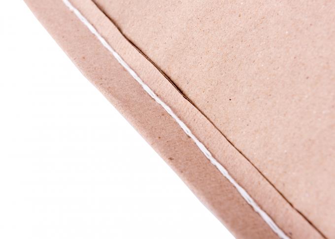 Pp. gesponnene Plastikverbund stehen oben Nahrungsmittelbeutel, weiße/Braun kundenspezifische Kraftpapier-Papiertüten