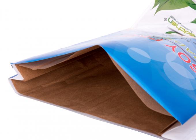 Heißsiegel-Gewohnheit druckte Taschen mit Kraftpapier-pp. lamelliertem gesponnenem Verpackungsmaterial