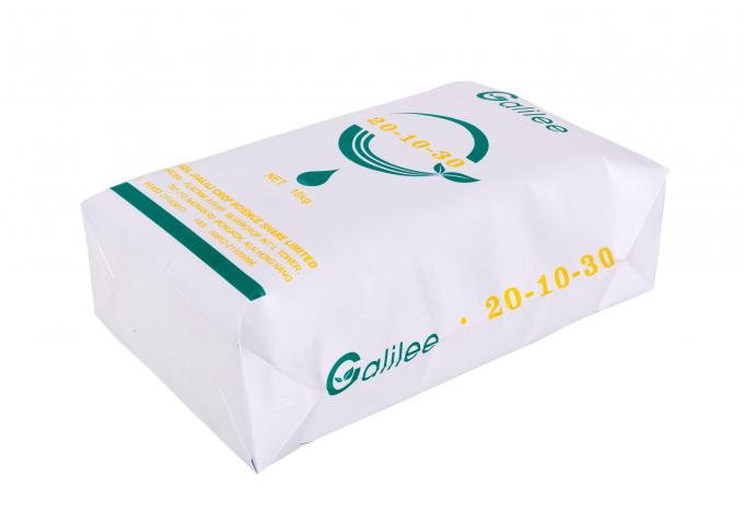 Druckkraftpapier gesponnenes Ventil versiegelte Taschen für verpackendes Düngemittel/Zement/chemische Industrie